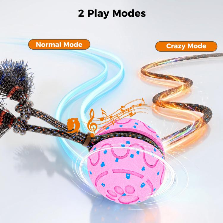 O27 Smart Automatic Pet Toy Ball Dog Training with Sound & Rope