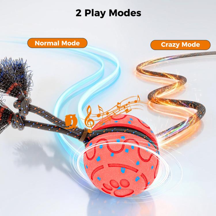 O27 Smart Automatic Pet Toy Ball Dog Training with Sound & Rope