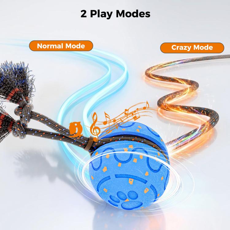 O27 Smart Automatic Pet Toy Ball Dog Training with Sound & Rope