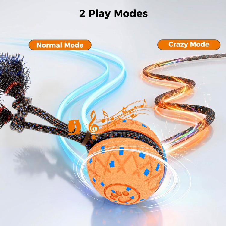 O28 Smart Automatic Pet Toy Ball Dog Training with Sound & Rope