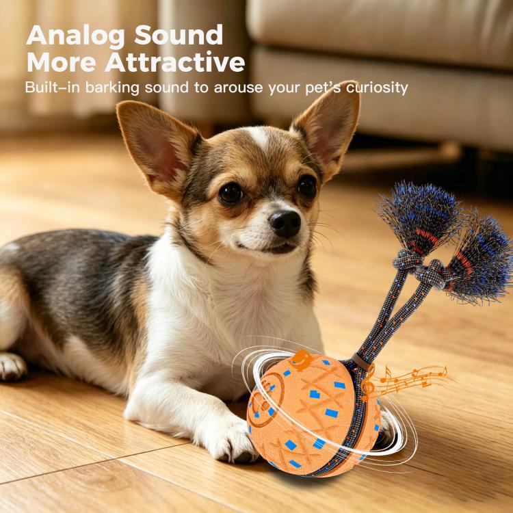 O28 Smart Automatic Pet Toy Ball Dog Training with Sound & Rope