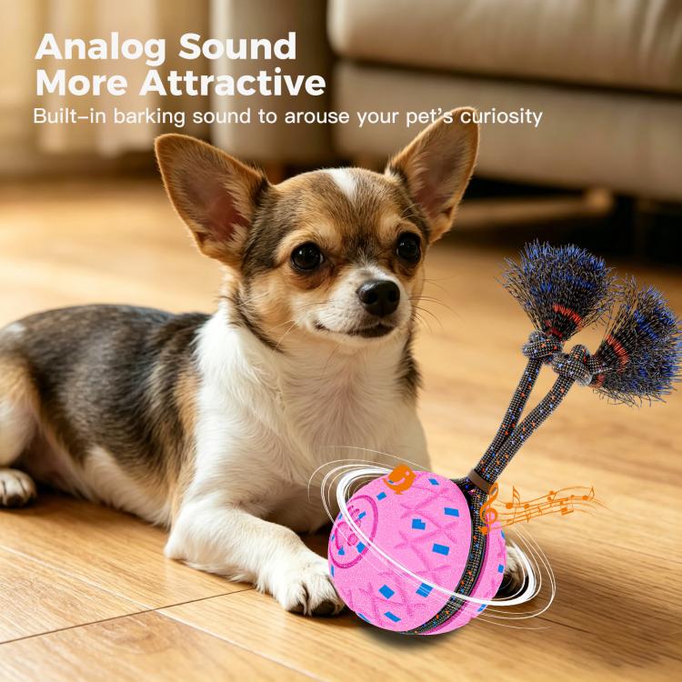 O28 Smart Automatic Pet Toy Ball Dog Training with Sound & Rope