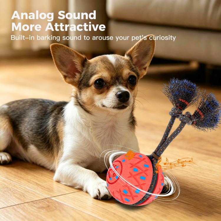 O28 Smart Automatic Pet Toy Ball Dog Training with Sound & Rope