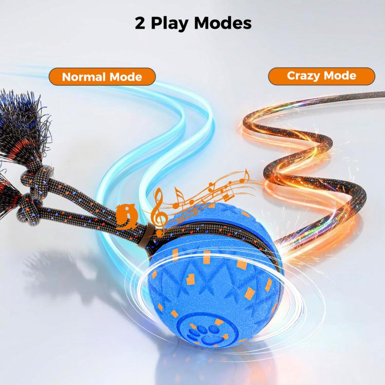 O28 Smart Automatic Pet Toy Ball Dog Training with Sound & Rope