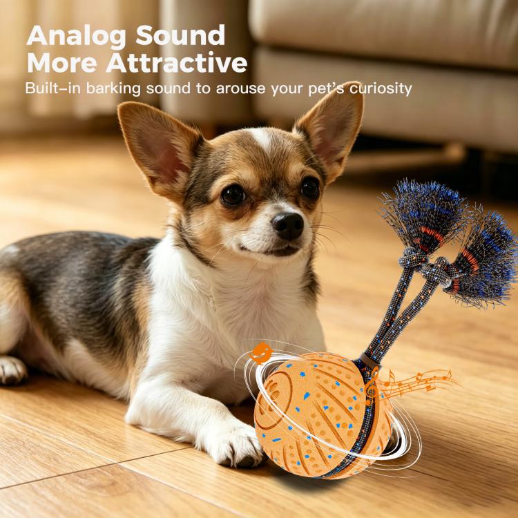 O30 Smart Automatic Pet Toy Ball Dog Training with Sound & Rope