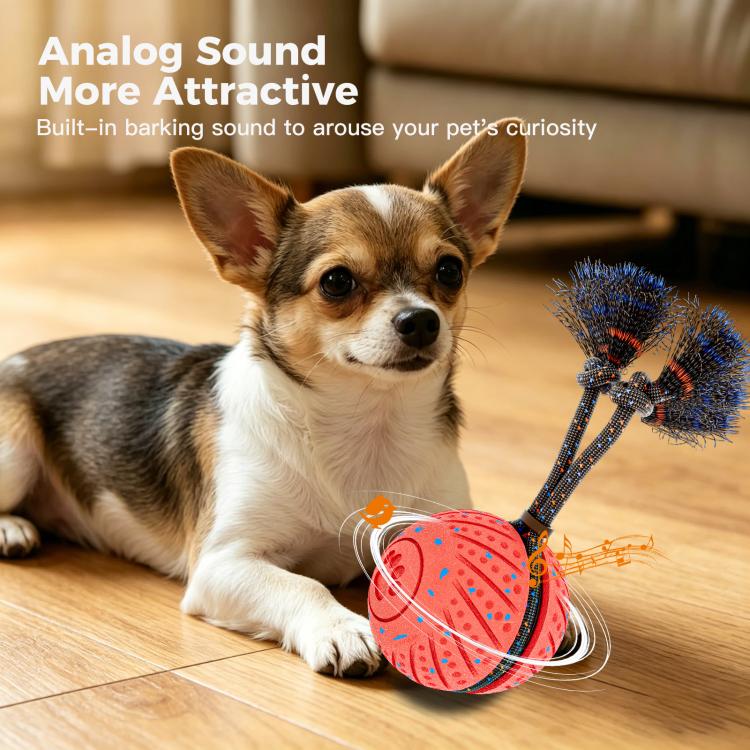 O30 Smart Automatic Pet Toy Ball Dog Training with Sound & Rope