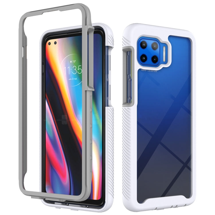 For Motorola Moto G 5G Plus Starry Sky Solid Color Series Shockproof PC + TPU Protective Case