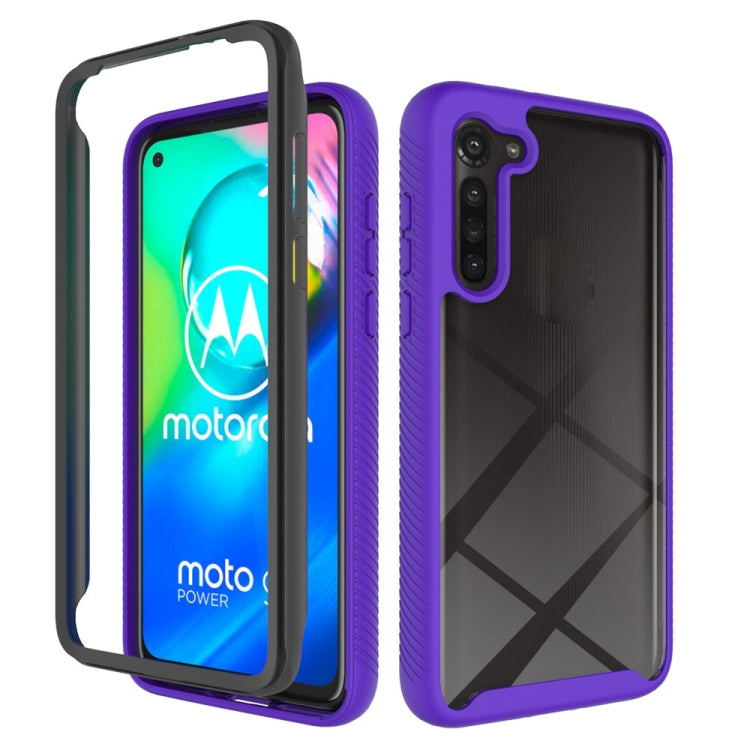 For Motorola Moto G8 Power (EU Version) Starry Sky Solid Color Series Shockproof PC + TPU Protective Case