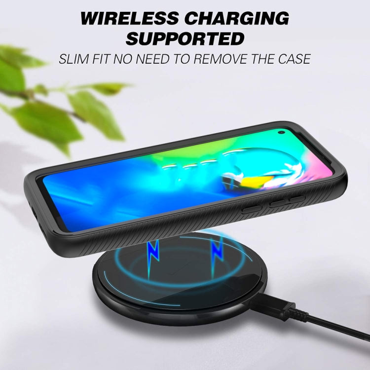 For Motorola Moto G8 Power (EU Version) Starry Sky Solid Color Series Shockproof PC + TPU Protective Case