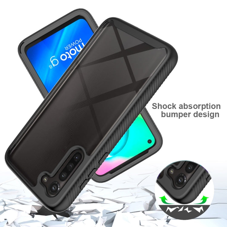 For Motorola Moto G8 Power (EU Version) Starry Sky Solid Color Series Shockproof PC + TPU Protective Case