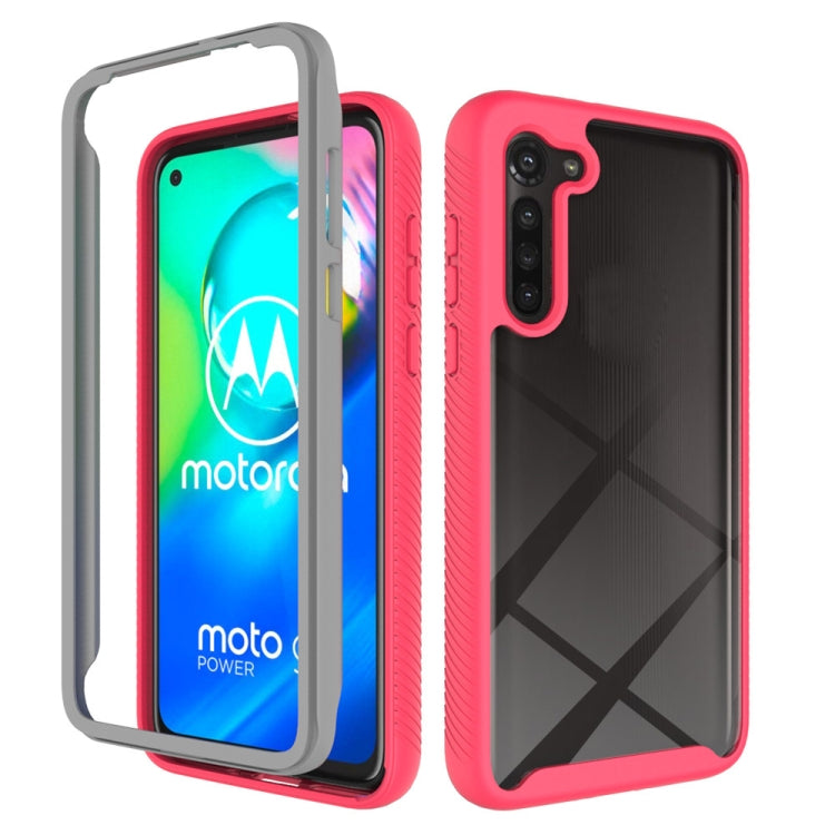 For Motorola Moto G8 Power (EU Version) Starry Sky Solid Color Series Shockproof PC + TPU Protective Case