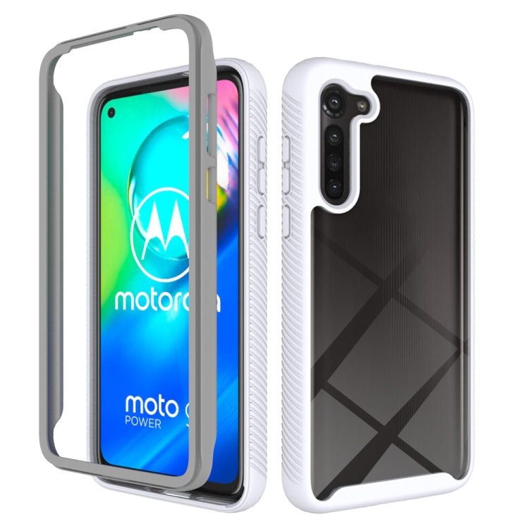 For Motorola Moto G8 Power (EU Version) Starry Sky Solid Color Series Shockproof PC + TPU Protective Case