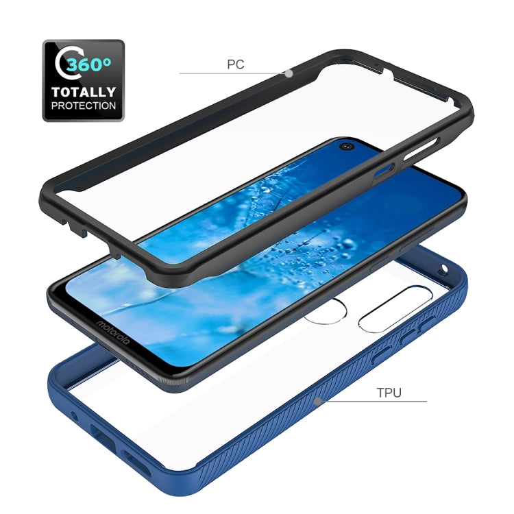 For Motorola Moto G8 Starry Sky Solid Color Series Shockproof PC + TPU Protective Case