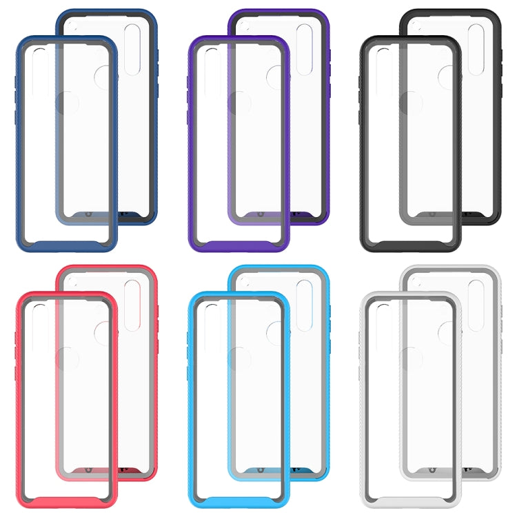 For Motorola Moto G8 Starry Sky Solid Color Series Shockproof PC + TPU Protective Case