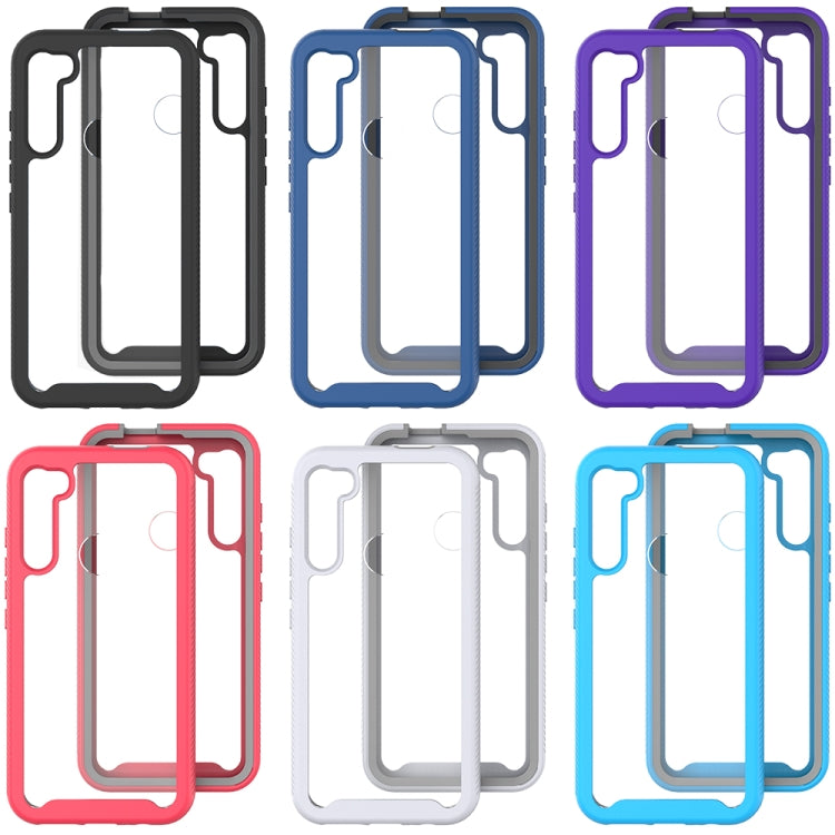 For Motorola Moto One Fusion Plus Starry Sky Solid Color Series Shockproof PC + TPU Protective Case