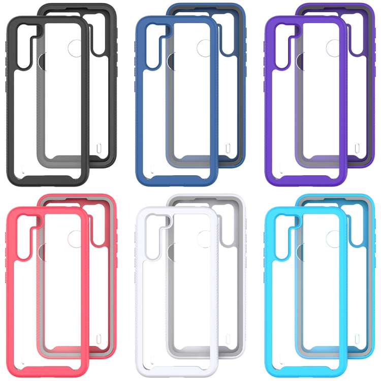 For Motorola Moto One Fusion Starry Sky Solid Color Series Shockproof PC + TPU Protective Case