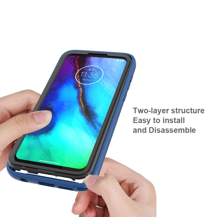 For Motorola Moto G Stylus Starry Sky Solid Color Series Shockproof PC + TPU Protective Case