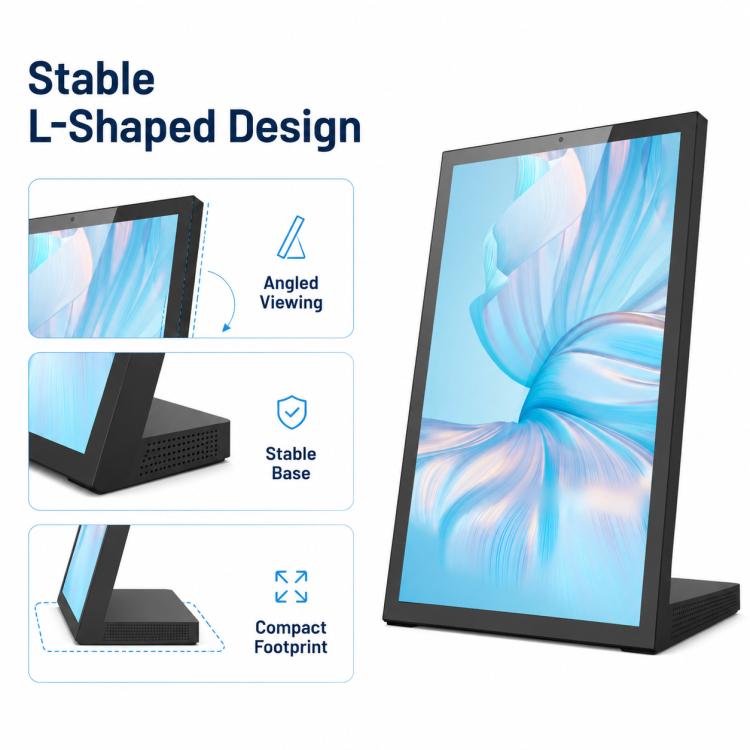 WL1539T 15.6 inch Android OS Commercial Smart Touch Digital Signage, Plug:US Plug