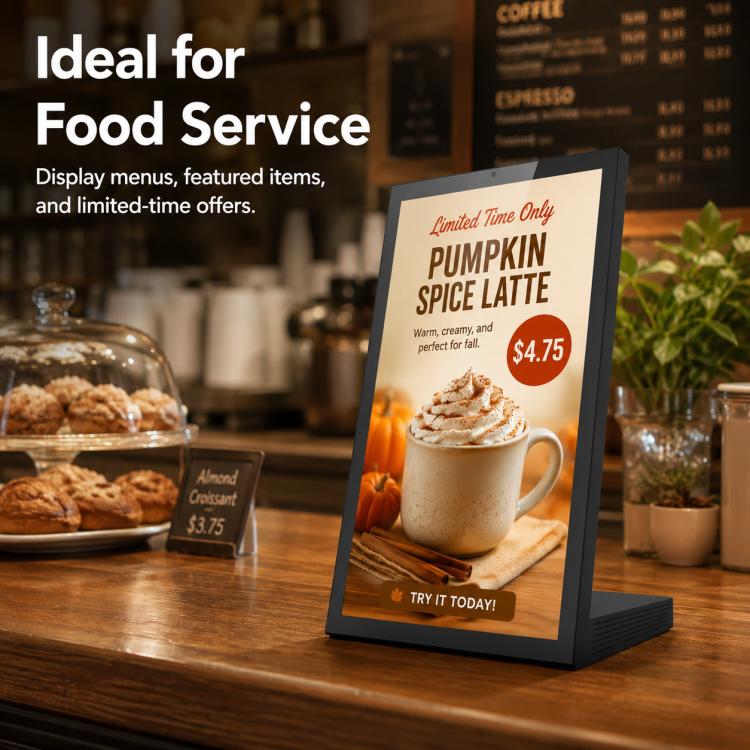 WL1539T 15.6 inch Android OS Commercial Smart Touch Digital Signage, Plug:UK Plug