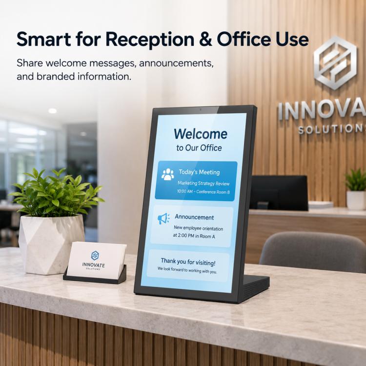 WL1539T 15.6 inch Android OS Commercial Smart Touch Digital Signage, Plug:US Plug