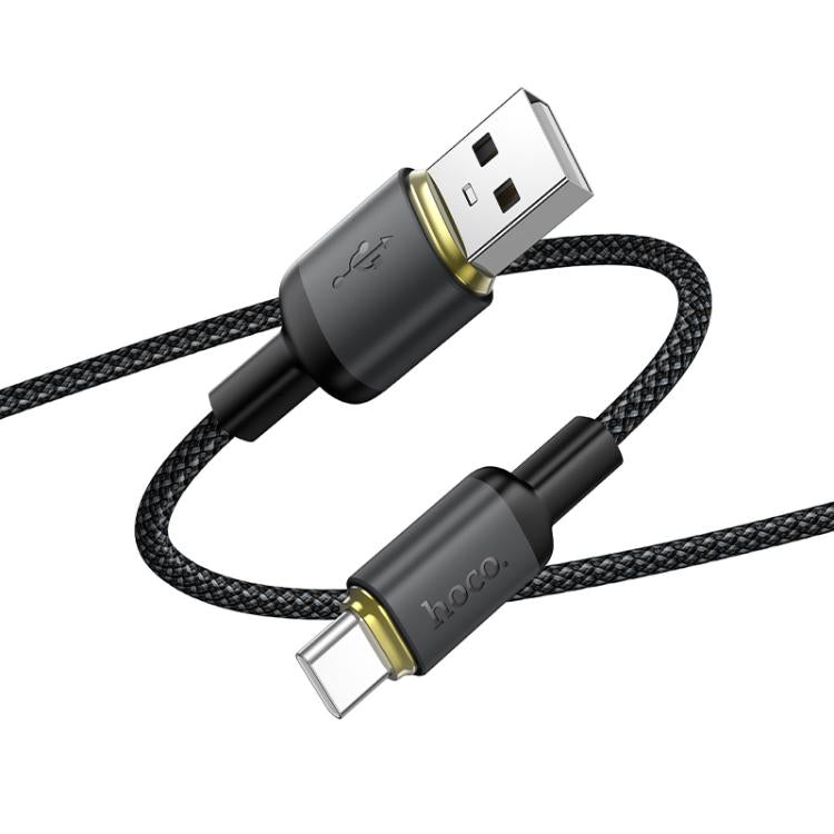 hoco X128 USB-A to Type-C Benefit Charging Data Cable, Length:1m