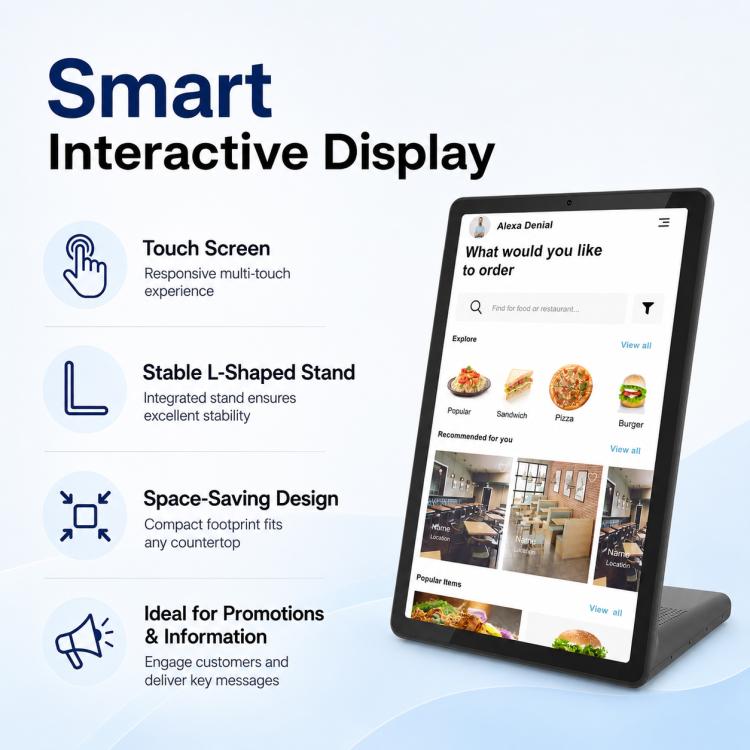 WL1109TV 10.95 inch Android OS Commercial Smart Touch Digital Signage, Plug:US Plug