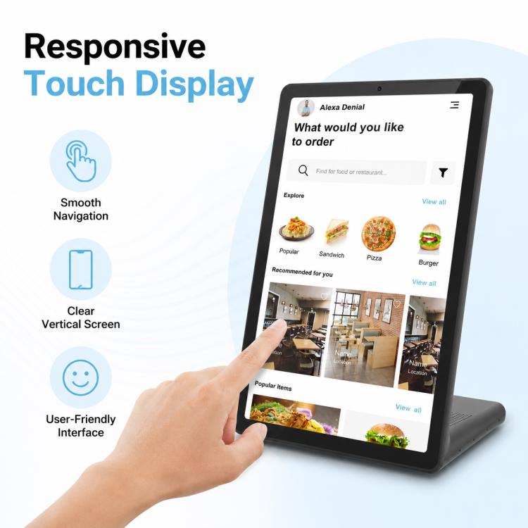 WL1109TV 10.95 inch Android OS Commercial Smart Touch Digital Signage, Plug:UK Plug