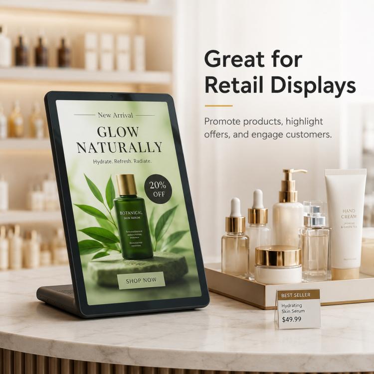 WL1109TV 10.95 inch Android OS Commercial Smart Touch Digital Signage, Plug:UK Plug