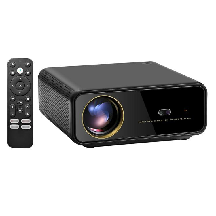 AUN U001 Pro 1080P 2050ANSI For Google TV Android 14 OS Smart Projector, Plug:US Plug - Black