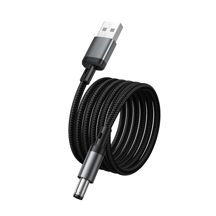 hoco X129 USB-A to DC 5.5mm Advantage 5V Charging Cable, Length:1m - Black