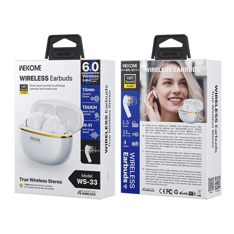 WK WS-33 True Wireless Bluetooth Earphone