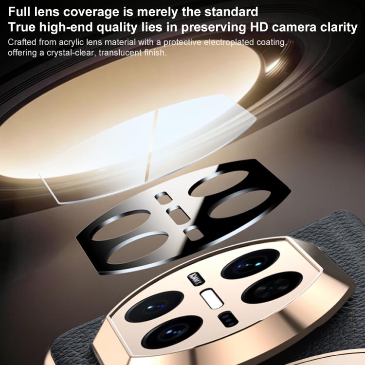 For Huawei Mate X7 Magnetic Rotating Holder View Window Genuine Leather Phone Case
