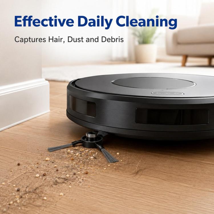 Replacement Accessories for Xiaomi Mijia Robot Vacuum Mop STYTJ02YM / 3C, Specification:Dual Black Triangle Side Brush
