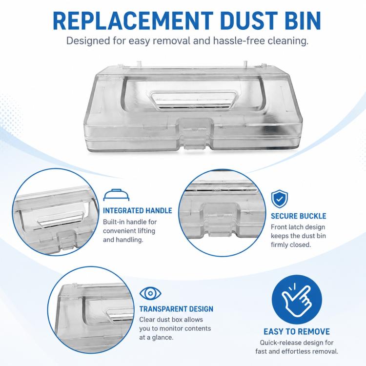 Replacement Accessories for Xiaomi Mijia Robot Vacuum Mop STYTJ02YM / 3C, Specification:Dust Box
