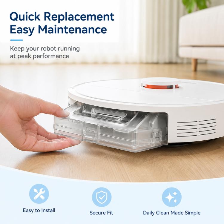 Replacement Accessories for Xiaomi Mijia Robot Vacuum Mop STYTJ02YM / 3C, Specification:Dust Box