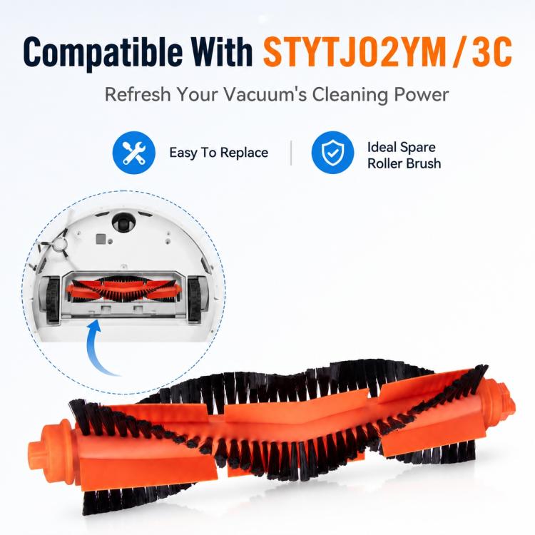 Replacement Accessories for Xiaomi Mijia Robot Vacuum Mop STYTJ02YM / 3C, Specification:Main Brush
