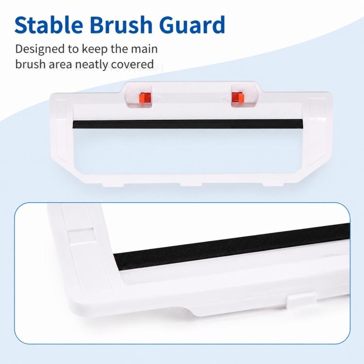 Replacement Accessories for Xiaomi Mijia Robot Vacuum Mop STYTJ02YM / 3C, Specification:White Main Brush Cover