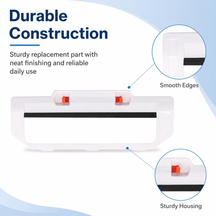 Replacement Accessories for Xiaomi Mijia Robot Vacuum Mop STYTJ02YM / 3C, Specification:White Main Brush Cover