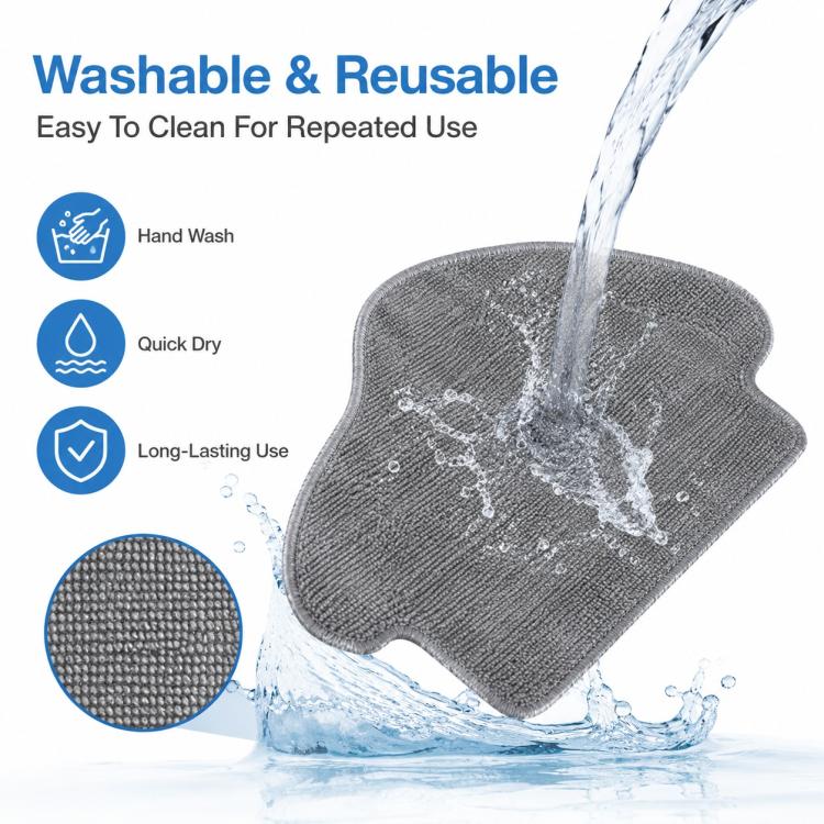 Replacement Accessories for Xiaomi Mijia Robot Vacuum Mop STYTJ02YM / 3C, Specification:Wet Mop Pad