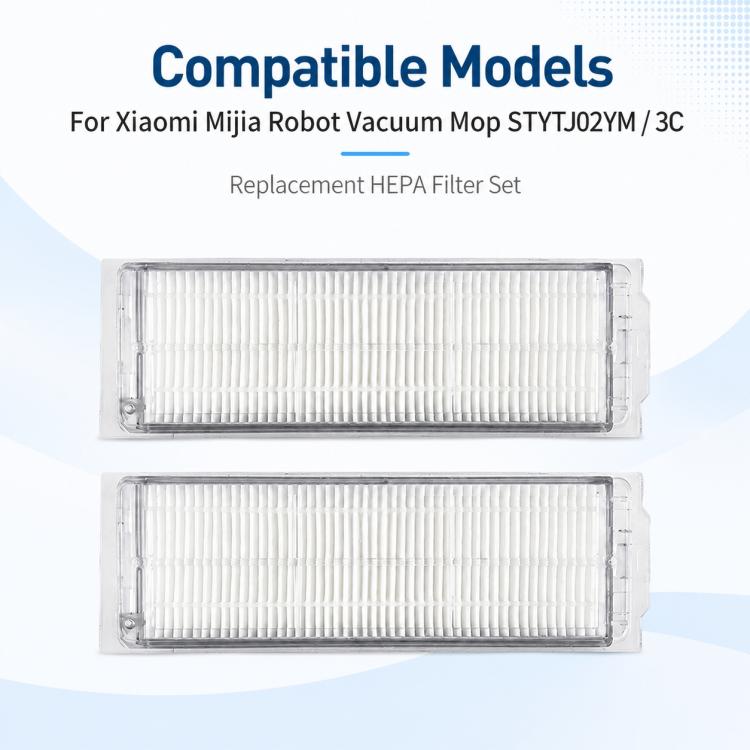 Replacement Accessories for Xiaomi Mijia Robot Vacuum Mop STYTJ02YM / 3C, Specification:Dual Filter