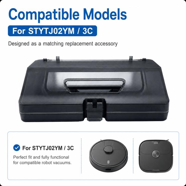 Replacement Accessories for Xiaomi Mijia Robot Vacuum Mop STYTJ02YM / 3C, Specification:2-in-1 Water Tank Without Filter