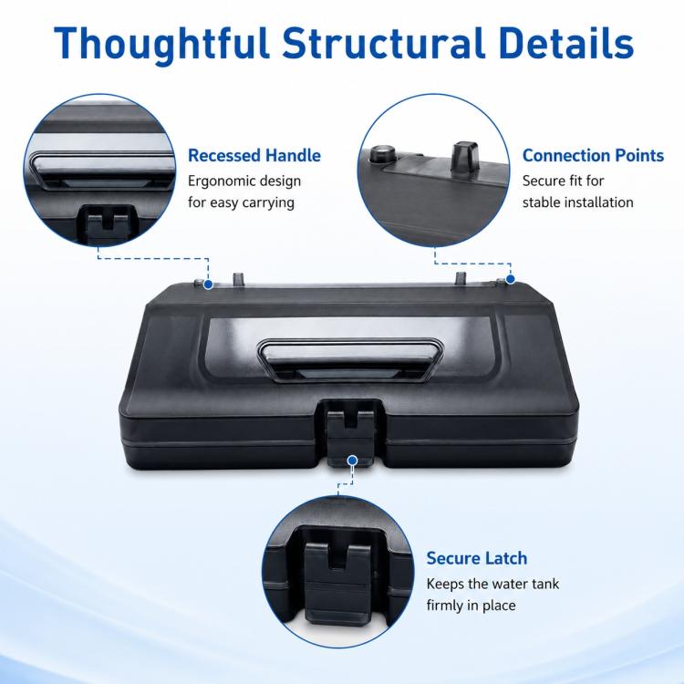 Replacement Accessories for Xiaomi Mijia Robot Vacuum Mop STYTJ02YM / 3C, Specification:2-in-1 Water Tank Without Filter