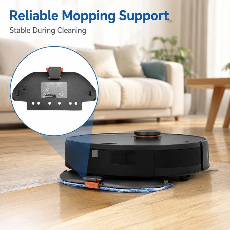 Replacement Accessories for Xiaomi Mijia Robot Vacuum Mop STYTJ02YM / 3C, Specification:Black Mop Pad Holder