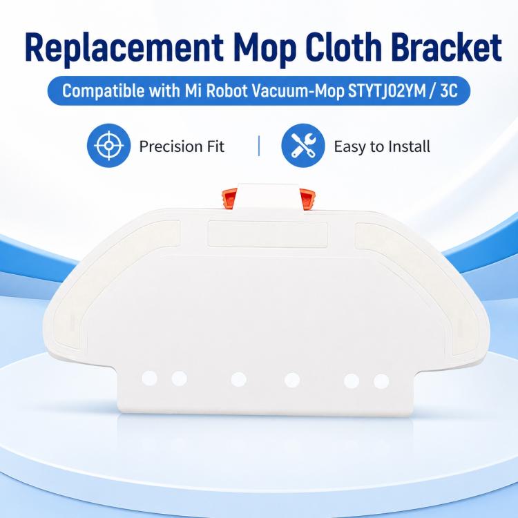Replacement Accessories for Xiaomi Mijia Robot Vacuum Mop STYTJ02YM / 3C, Specification:White Mop Pad Holder