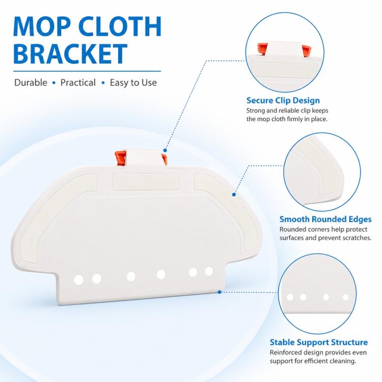 Replacement Accessories for Xiaomi Mijia Robot Vacuum Mop STYTJ02YM / 3C, Specification:White Mop Pad Holder