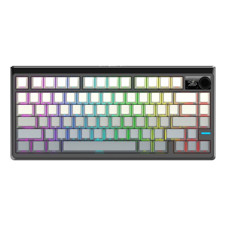 SHIPADOO JK750 Blue Switch RGB 79 Keys Three Modes Mechanical Keyboard