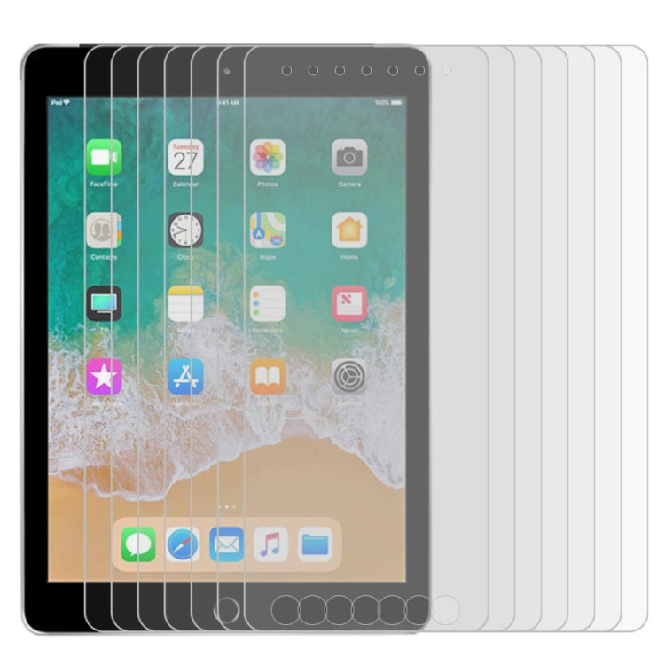 25 PCS Full Screen HD PET Screen Protector For iPad 9.7 (2018) & (2017)