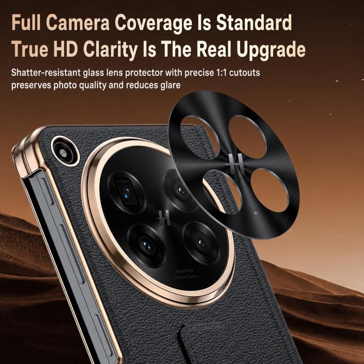 For OPPO Find N6 5G Sliding Wristband Holder Genuine Leather Phone Case