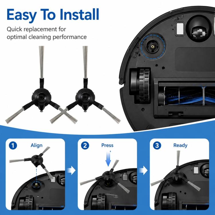 Replacement Accessories for Xiaomi Robot Vacuum M30, Specification:Dual Side Brush