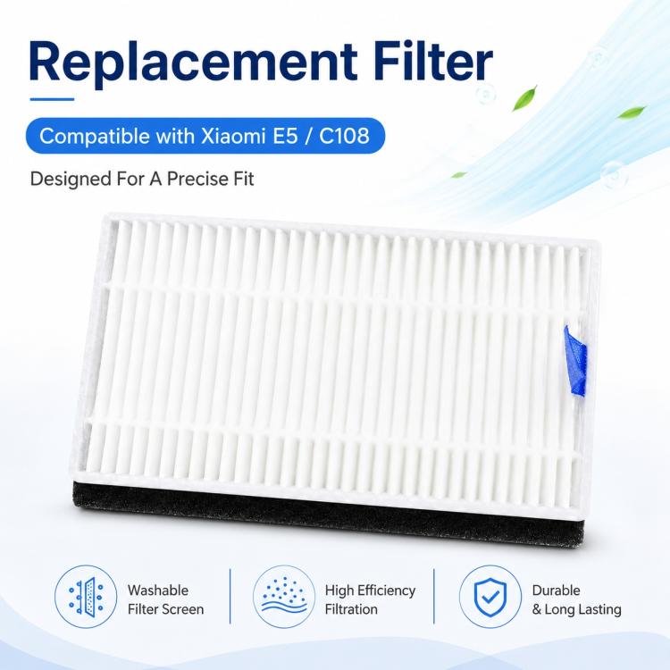 Replacement Accessories for Xiaomi Robot Vacuum M30, Specification:Filter